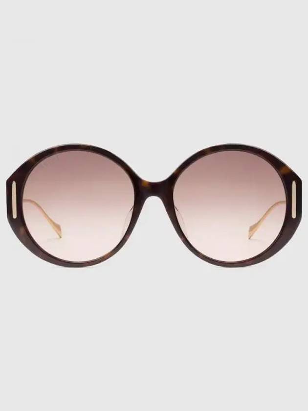 low nose bridge fit round sunglasses dark tortoiseshell acetate 706695J07402323 - GUCCI - BALAAN 2