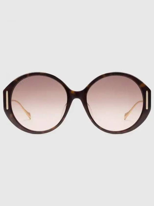 low nose bridge fit round sunglasses dark tortoiseshell acetate 706695J07402323 - GUCCI - BALAAN 2