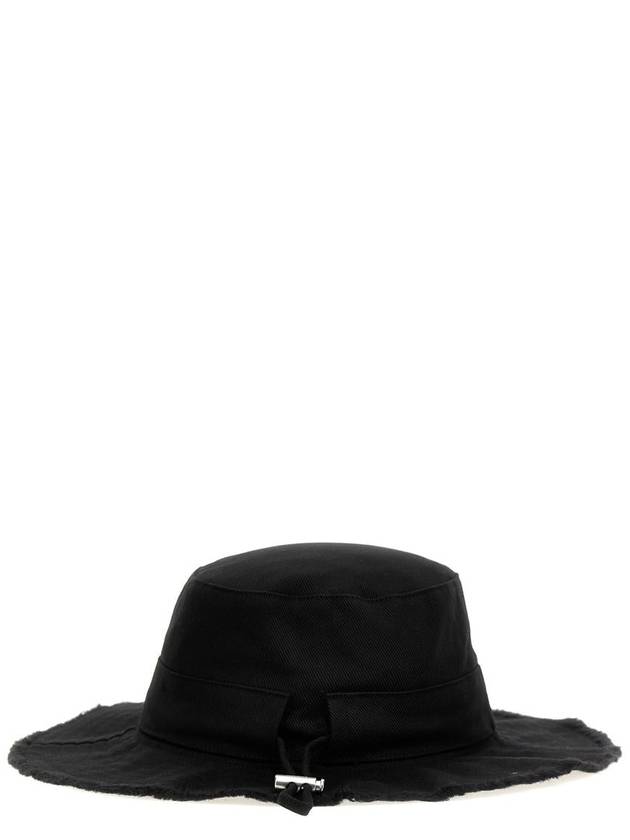 Le Bob Artichaut Bucket Hat Black - JACQUEMUS - BALAAN 4