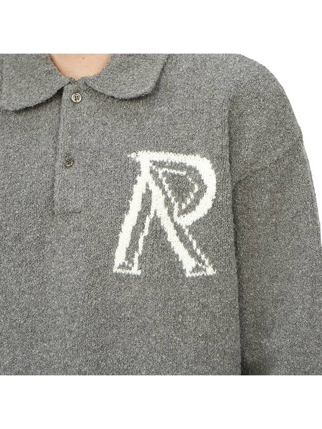 Representant Men's Collar Knit MH3014 GRAY - REPRESENT - BALAAN 6