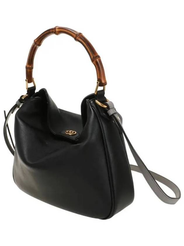 Diana Medium Shoulder Bag Black - GUCCI - BALAAN 3