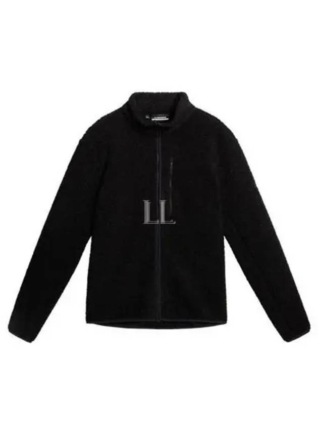 Peter Pile Zip-Up Jacket Black - J.LINDEBERG - BALAAN 2