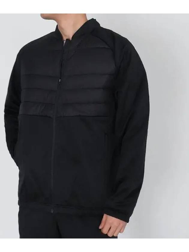 Men's Team Riga Hybrid Zip-Up Padding Black - PUMA - BALAAN.