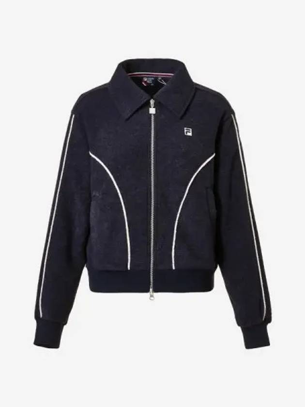 Tennis brushed terry zip up INA - FILA - BALAAN 1