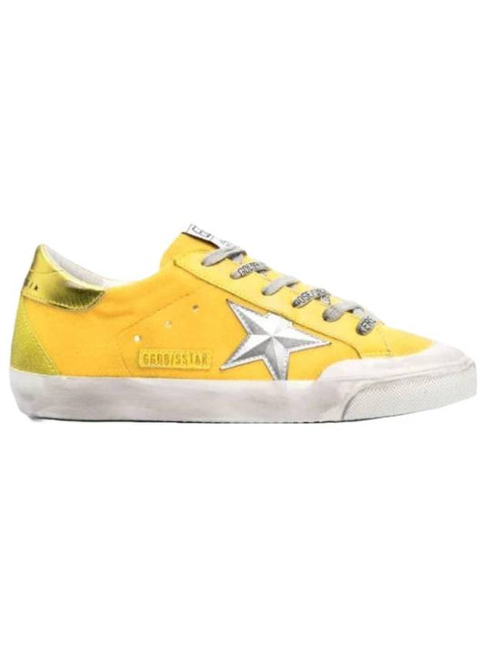 Women's Superstar Low Top Sneakers Yellow - GOLDEN GOOSE - BALAAN.