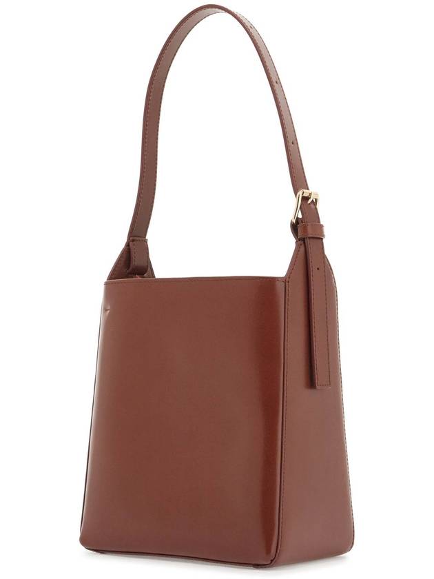 Virginie Leather Small Shoulder Bag Brown - A.P.C. - BALAAN 3