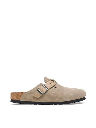 Boston Suede Mule Taupe - BIRKENSTOCK - BALAAN 2