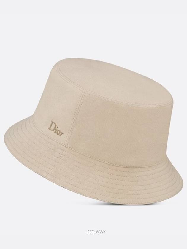 Oblique Reversible Bucket Hat Beige - DIOR - BALAAN 4