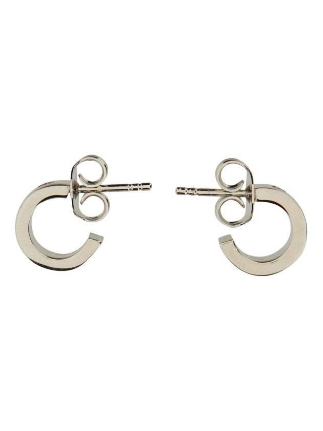 Mm6 Maison Margiela Logo Earrings - MAISON MARGIELA - BALAAN 2