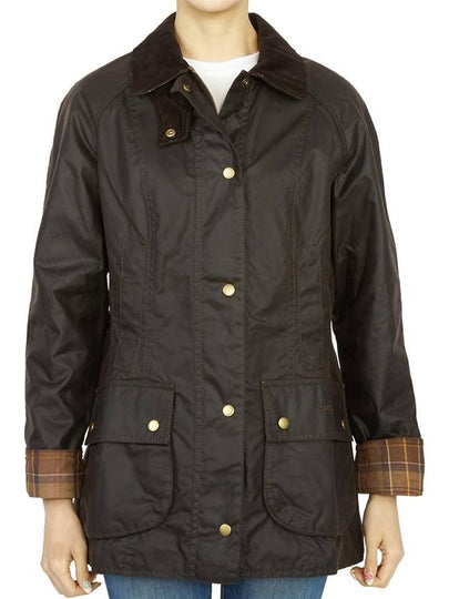 Beadnell Wax Zip-up Jacket Rustic - BARBOUR - BALAAN 2