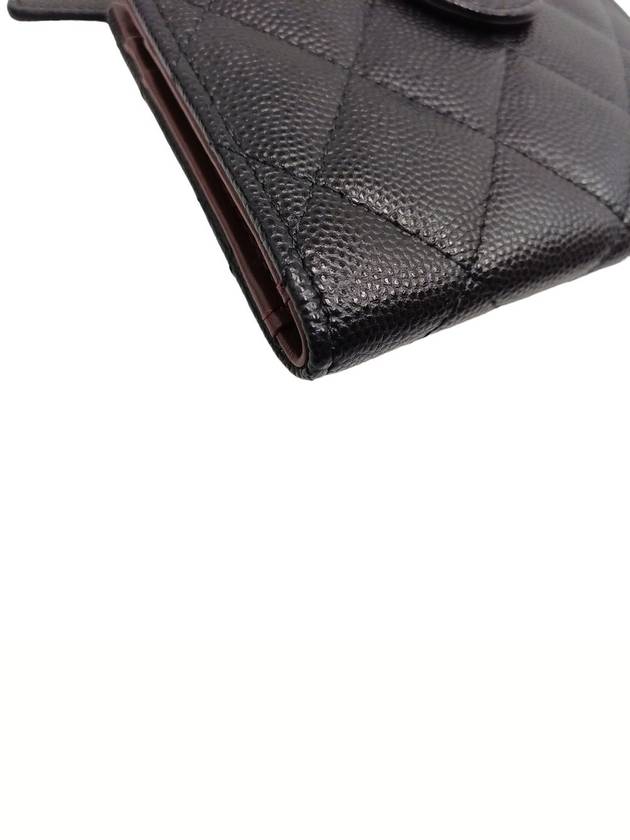 Women s AP1928 Classic Double Zipper CC Logo Caviar Siamese Card Wallet - CHANEL - BALAAN 5