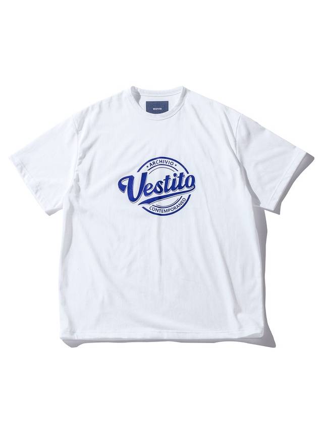 Varsity Logo Short Sleeve T-Shirt White - VESTITO - BALAAN 2