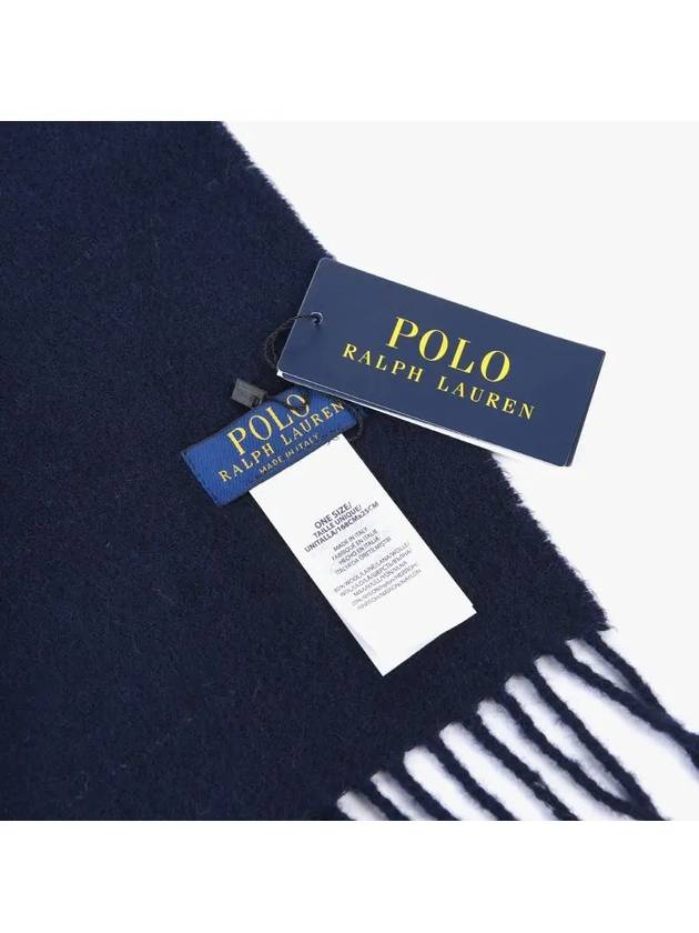 Reversible Check Muffler Hunter Navy - POLO RALPH LAUREN - BALAAN 5