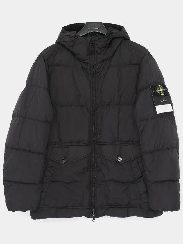 Crinkle Reps Re-Nylon Down Padding Black - STONE ISLAND - BALAAN 3