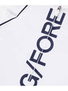 Logo Half Zip Up High Neck Long Sleeve T-Shirt White - G/FORE - BALAAN 5