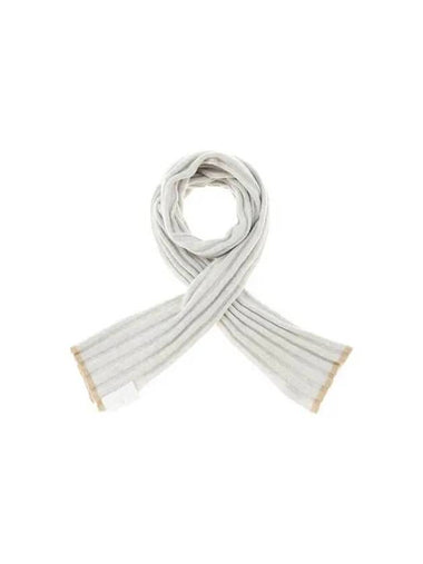 10 ePoint Men s Chunky Ribbed Cashmere Scarf Oatmeal 271838 - BRUNELLO CUCINELLI - BALAAN 1