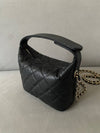 25C Cruise Mini Chain Hobo Bag Top Handle Caviar Black Gold Plated AP4386 - CHANEL - BALAAN 5