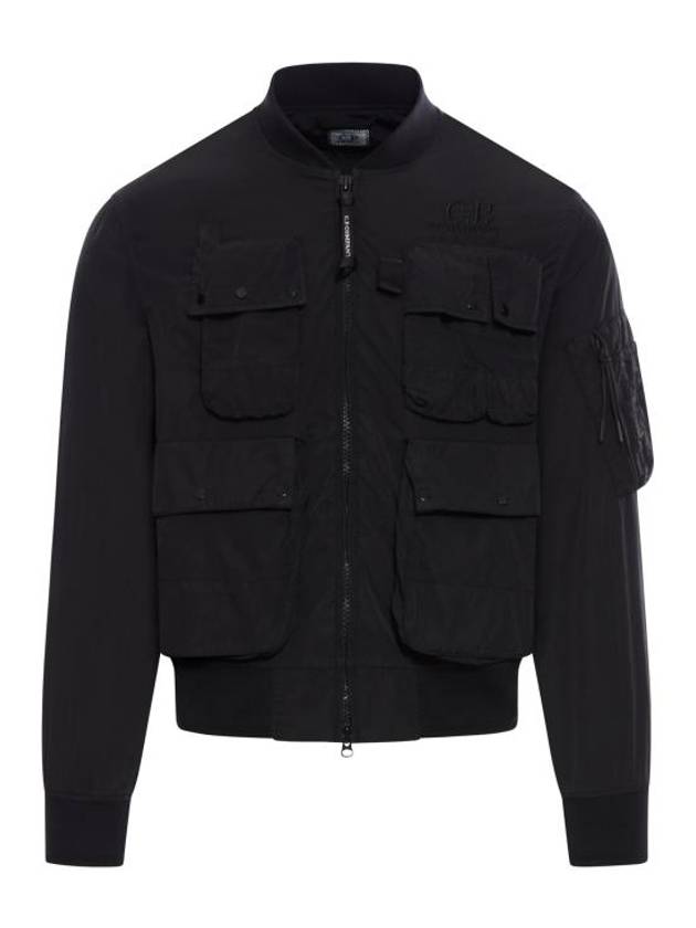 Chrome-R Multipocket Bomber Jacket Black - CP COMPANY - BALAAN 2