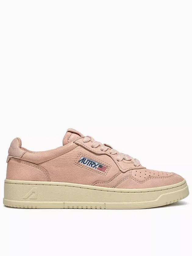 Medalist Goatskin Low Top Sneakers Pink - AUTRY - BALAAN 2