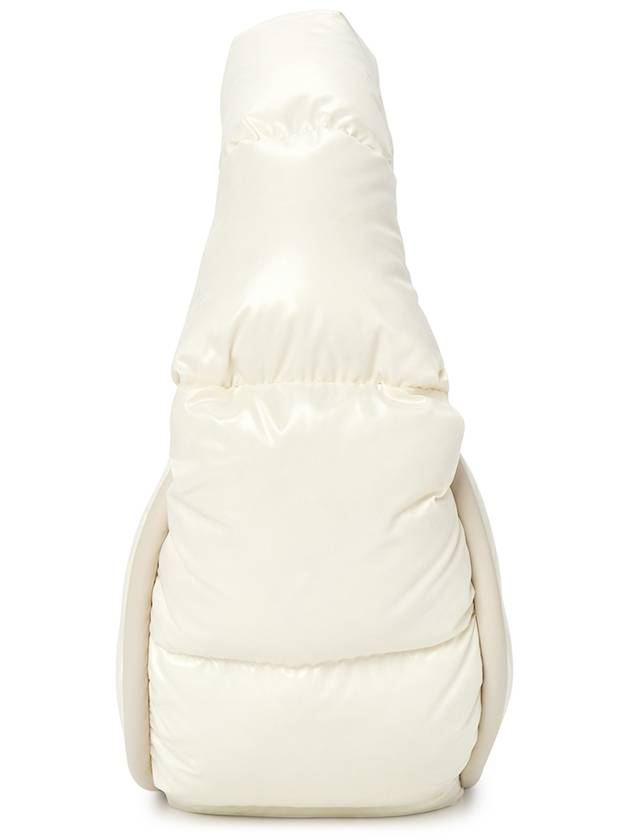 Delilah Hobo Shoulder Bag White - MONCLER - BALAAN 4