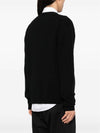 Fox Head Intarsia Comfort Cardigan Black - MAISON KITSUNE - BALAAN 4