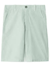 Logo Patch Back Cotton Bermuda Shorts Green - KENZO - BALAAN 1