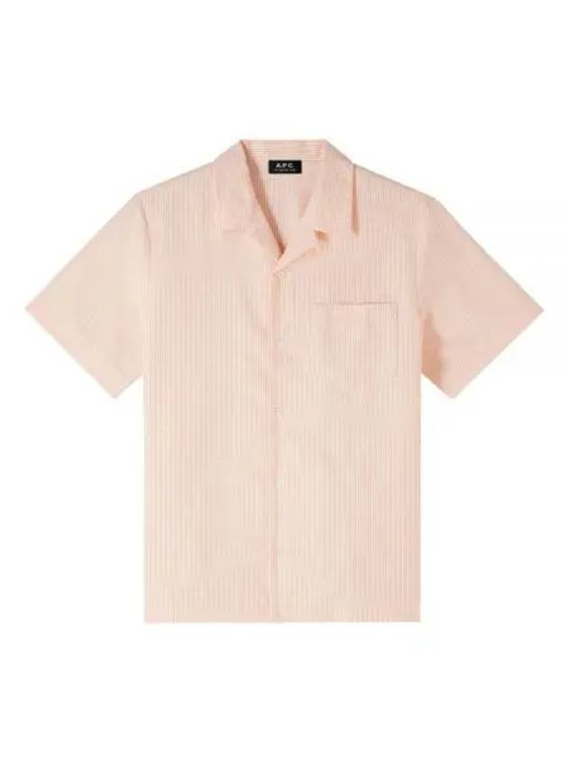 Lloyd Short Sleeve Shirt Orange - A.P.C. - BALAAN 2