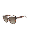 Round Gradient Cat-Eye Sunglasses Brown - SALVATORE FERRAGAMO - BALAAN 4