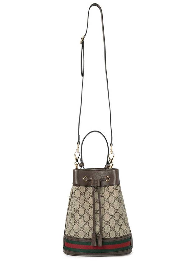 Ophidia GG Small Bucket Bag Brown - GUCCI - BALAAN 8