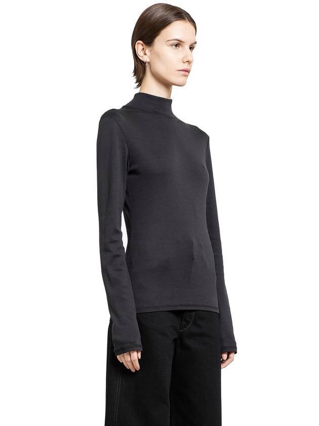 Rib Turtleneck Black - LEMAIRE - BALAAN 3