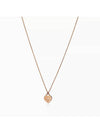 Return To Tiffany 18K Mini Heart Necklace Rose Gold - TIFFANY & CO. - BALAAN 1