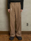 Lip Trousers Pants Brown - UNALLOYED - BALAAN 1