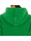 Serif Embroidered Logo Hoodie Green - SPORTY & RICH - BALAAN 8