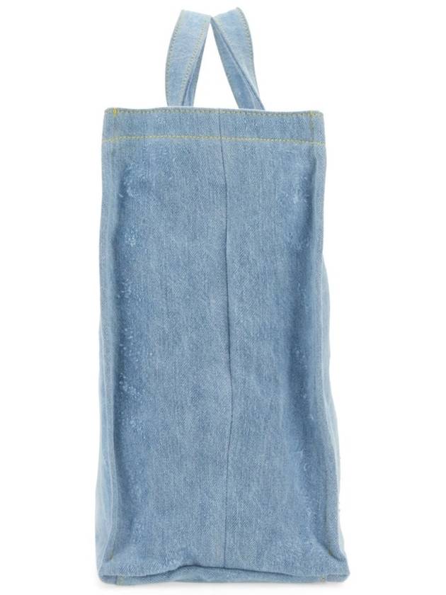 Studios Logo Denim Shoulder Tote Bag Light Blue - ACNE STUDIOS - BALAAN 5