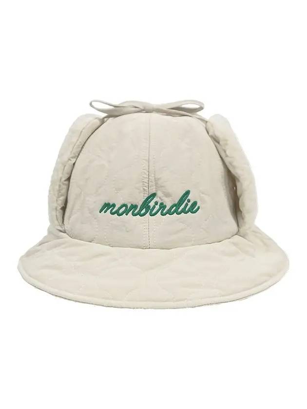 Earmuffs Padded Bucket Hat IVORY - MONBIRDIE GOLF - BALAAN 6