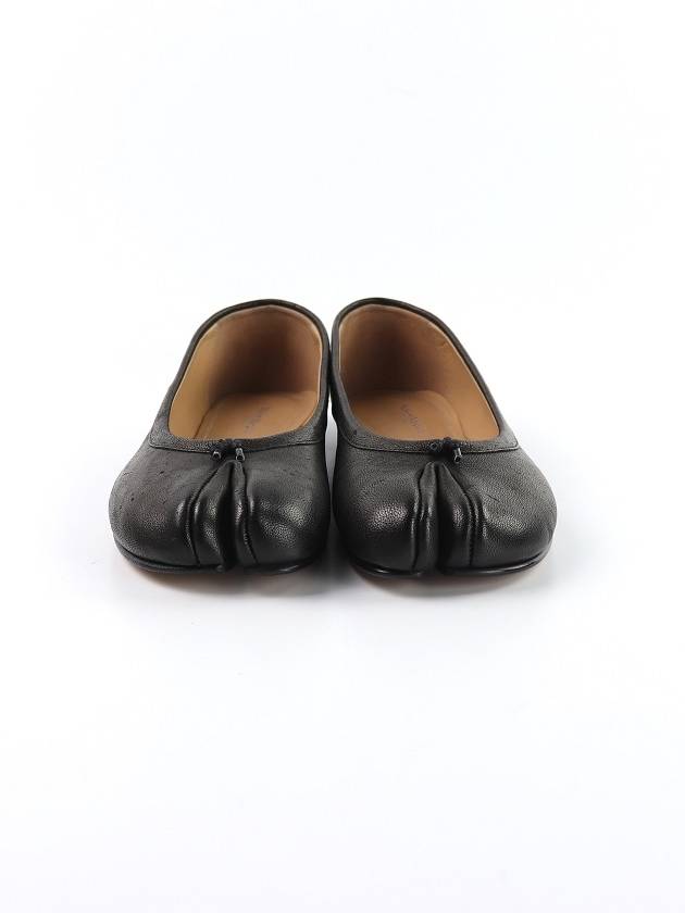 Tabi Leather Flat Black - MAISON MARGIELA - BALAAN 3