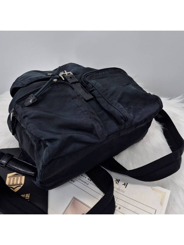 Nylon Tesuto triangle logo backpack - PRADA - BALAAN 6