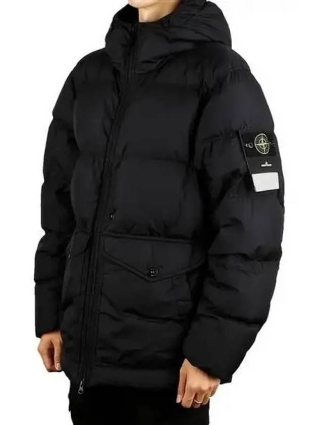 Wappen Patch Crinkle Clap Hood Down Padding 270172 - STONE ISLAND - BALAAN 1