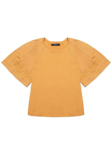 Livorno cotton t shirt orange 007 - MAX MARA - BALAAN 1