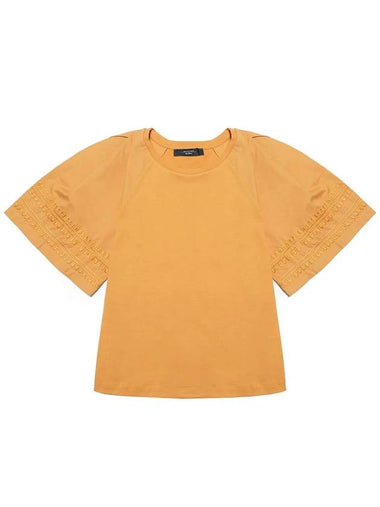 Livorno cotton t shirt orange 007 - MAX MARA - BALAAN 1