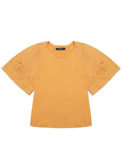 Livorno cotton t shirt orange 007 - MAX MARA - BALAAN 1