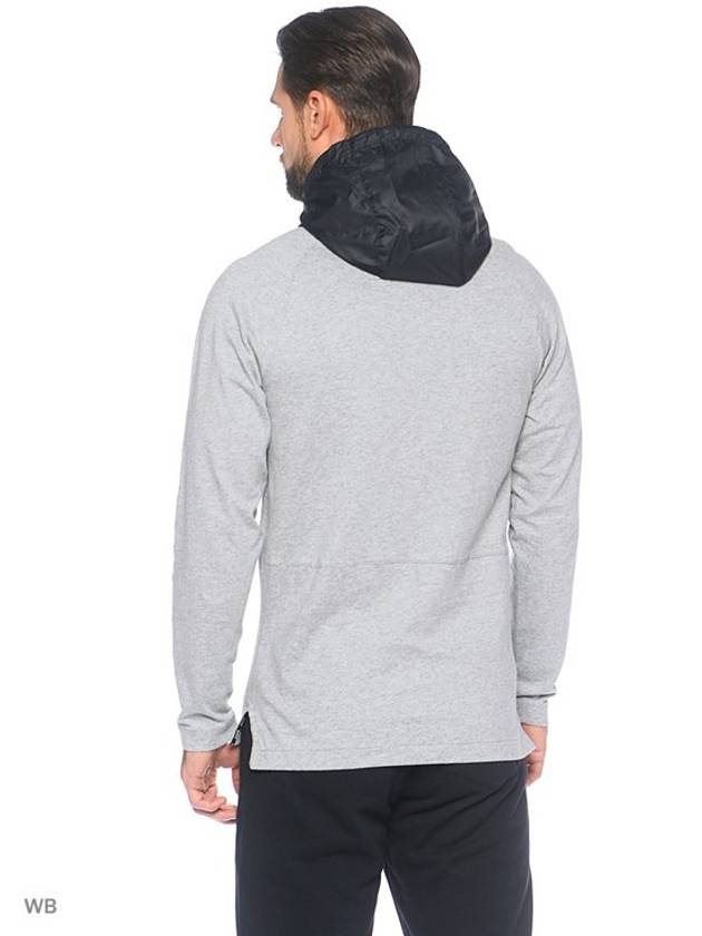 01831855063Advance 15 Top Hooded TshirtGrey Black - NIKE - BALAAN 3