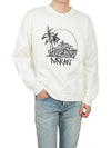 Mikoi Logo Sweatshirt White - ISABEL MARANT - BALAAN 6