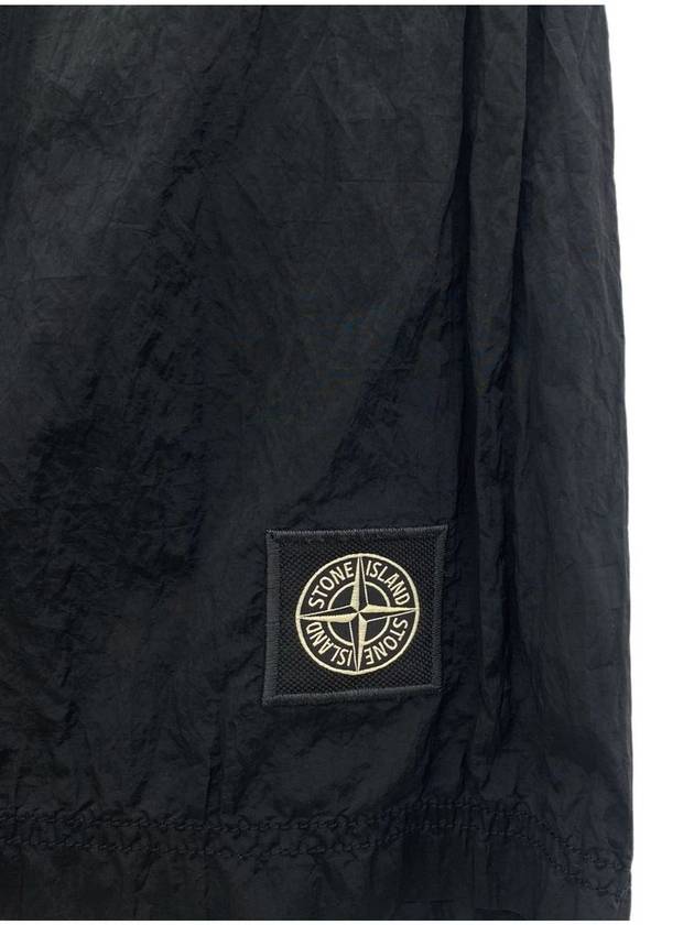 Patch Pocket Swim Shorts Black - STONE ISLAND - BALAAN 4