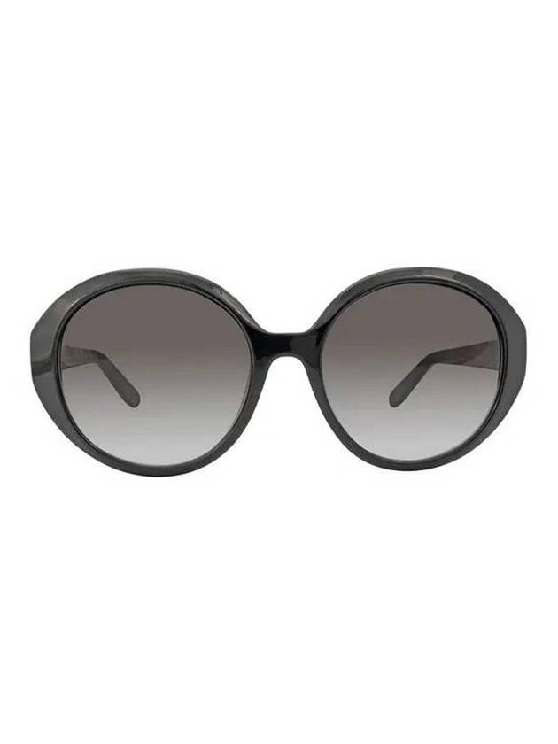 Grey Gradient Round Sunglasses Black - SALVATORE FERRAGAMO - BALAAN 1