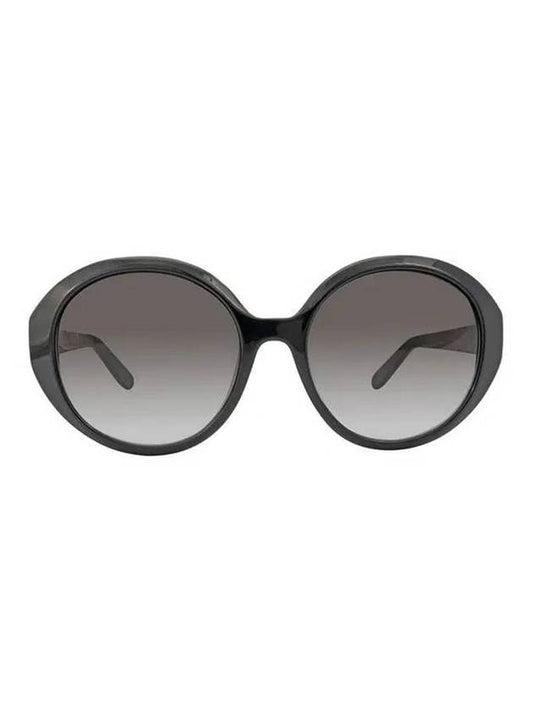 Grey Gradient Round Sunglasses Black - SALVATORE FERRAGAMO - BALAAN 1