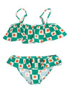 Kids Tomato Two Piece Swim Set Green 124AC146 110 - BOBO CHOSES - BALAAN 1