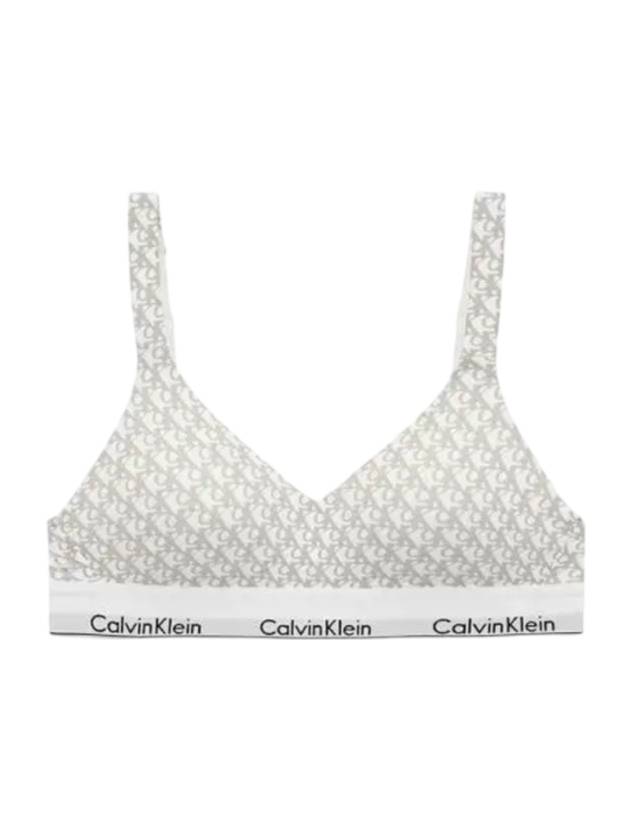 Icon Cotton Modal Lift Bra Grey - CALVIN KLEIN - BALAAN 1