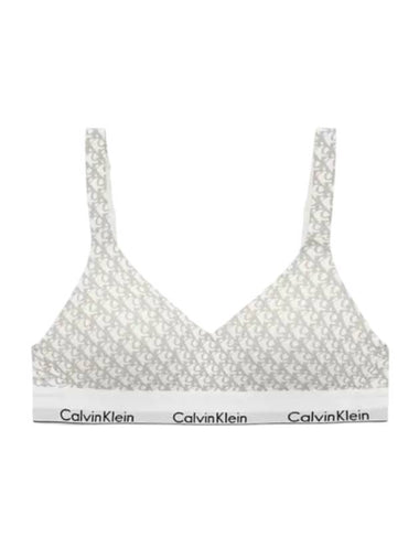 Icon Cotton Modal Lift Bra Grey - CALVIN KLEIN - BALAAN 1