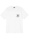 Surf Skate Skull T Shirt White 1904746 Surf Skate Skull T Shirt White - STUSSY - BALAAN 2